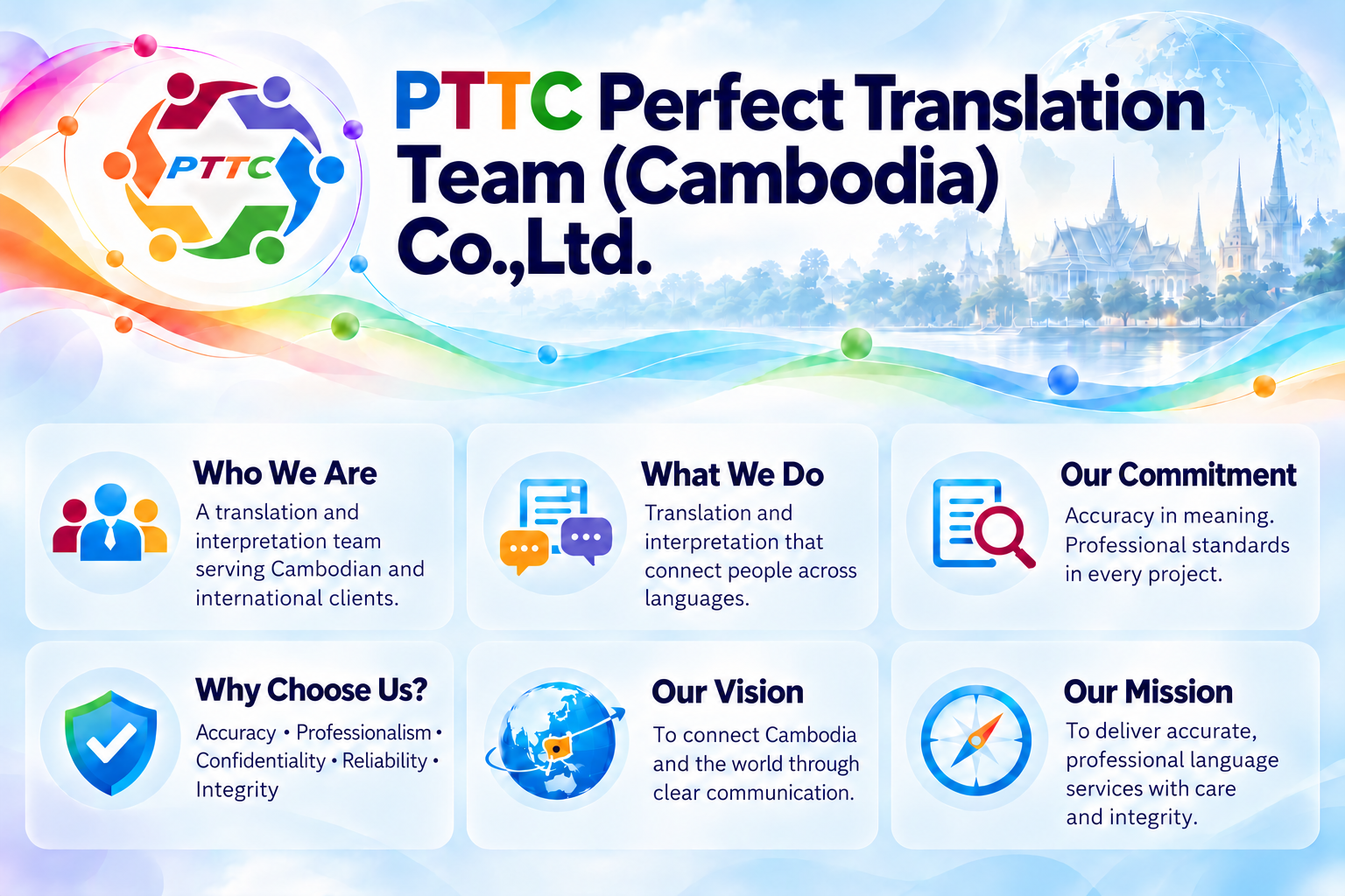 PTTC overview of services, mission, vision and commitment